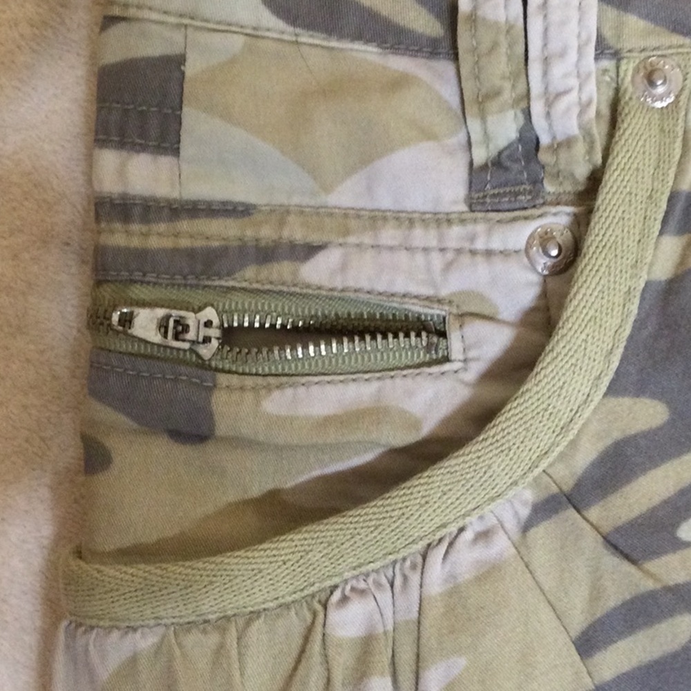 🌟Vintage Camouflage cotton skirt By Hint Jeans - Picture 7 of 16